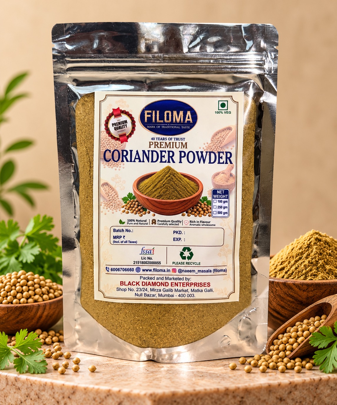 Filoma Daily Kitchen Combo | 4 Packs × 100g