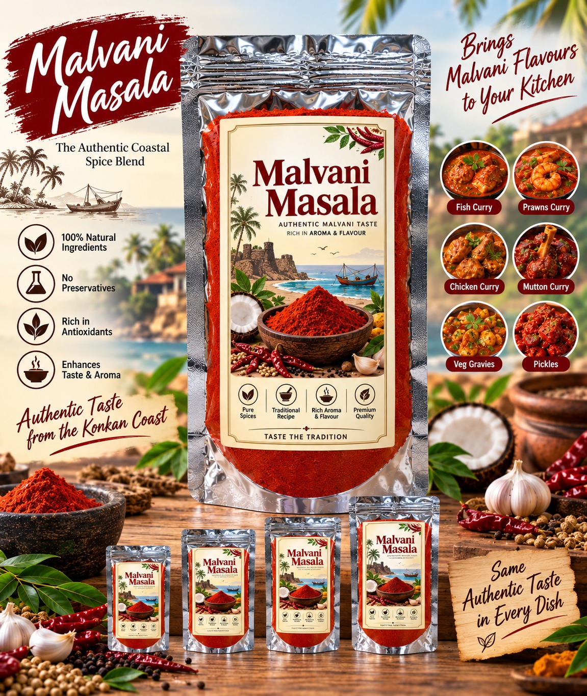 Filoma Malvani Masala | Authentic Coastal Spice Blend