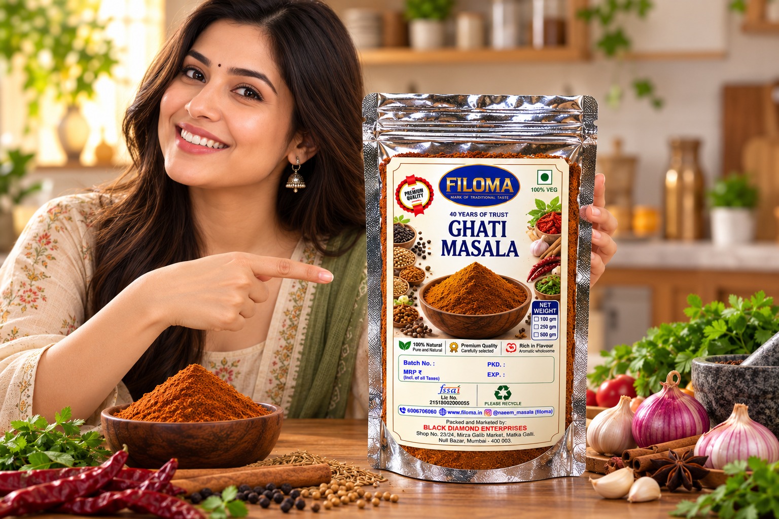 Filoma Premium Ghati Masala