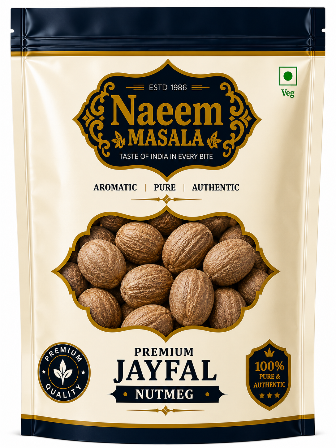 handpicked premium jayfal (whole nutmeg) 100%pure and finest quality