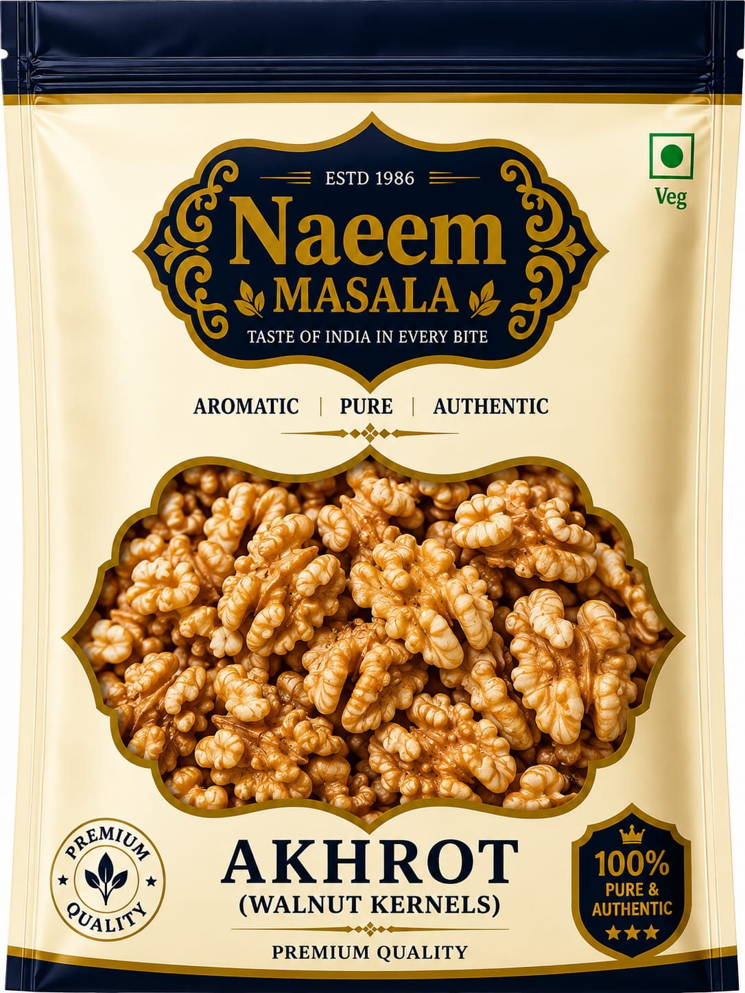 NAEEM MASALA premium Akhrot kernels (walnut kernels) 100%pure and natural.