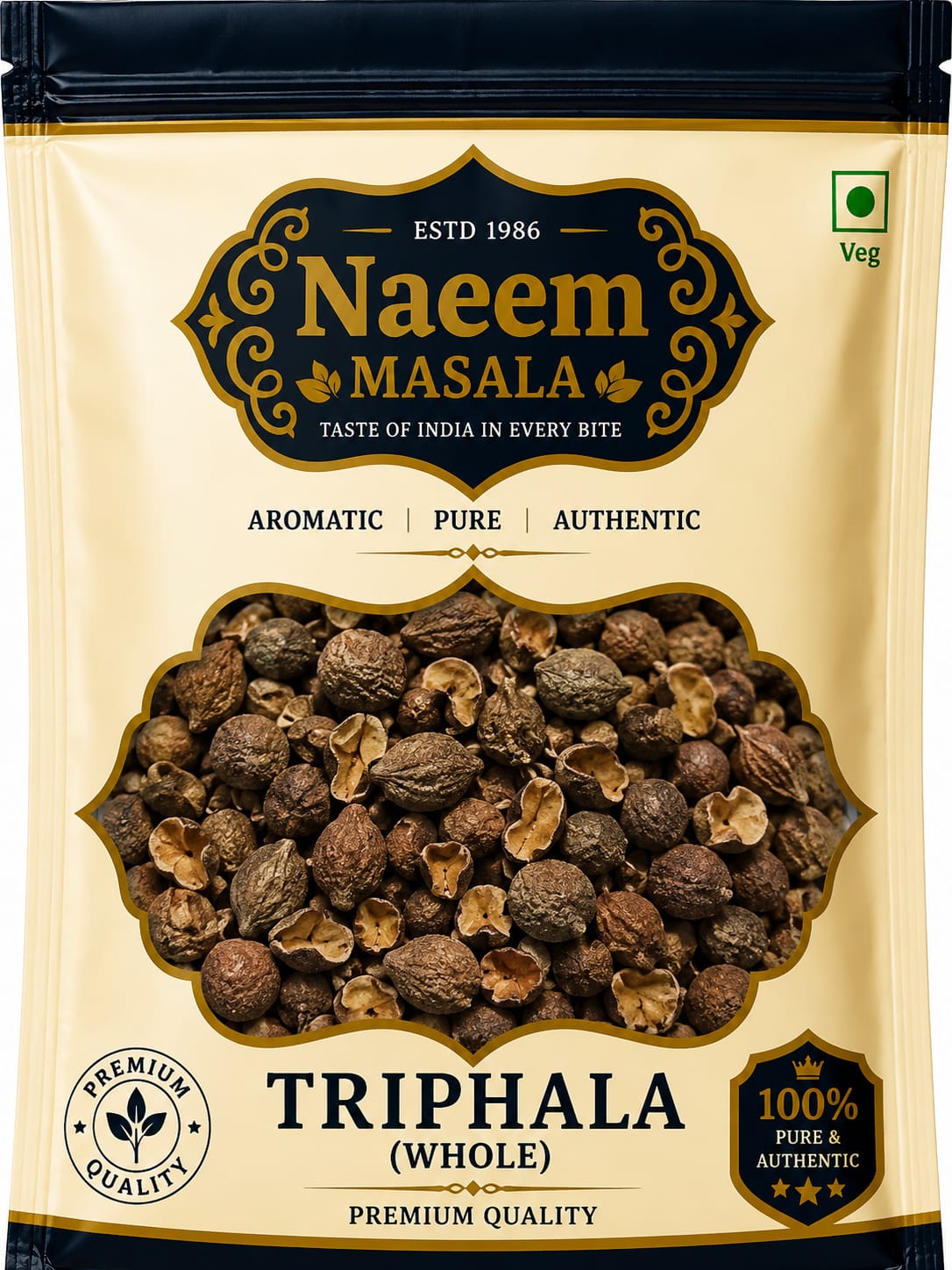 Naeem masala premium triphala (whole) 100%natural rich in natural antioxidants