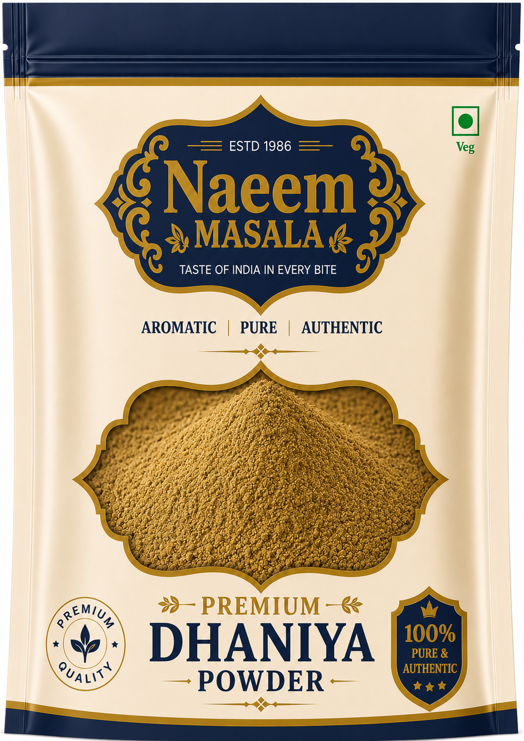 Naeem Masala Special Dhaniya Powder (Coriander Powder) 50g – Aromatic, Pure & Authentic