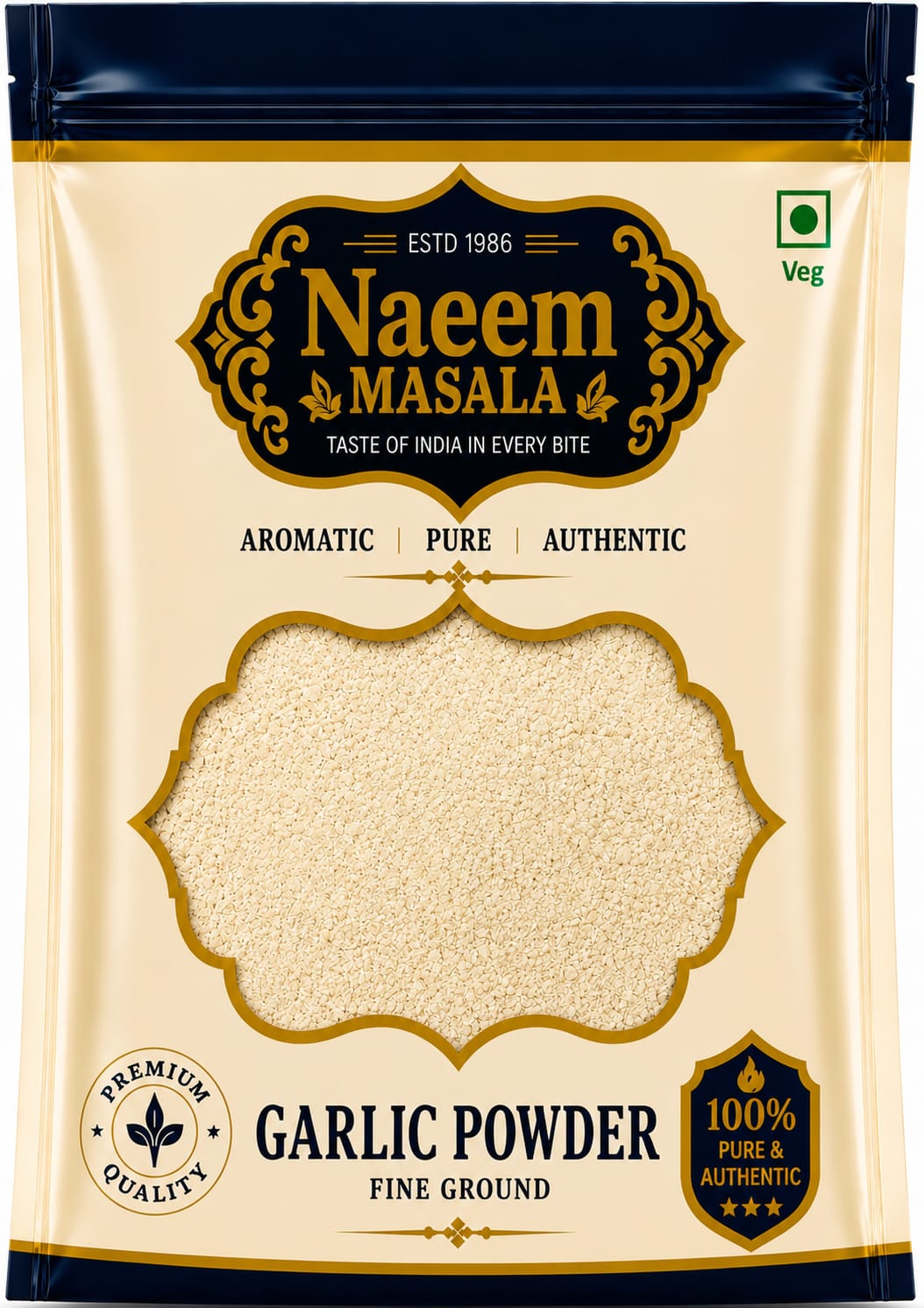 Naeem masala special garlic powder (fine ground garlic)100%natural perfect for every dish.
