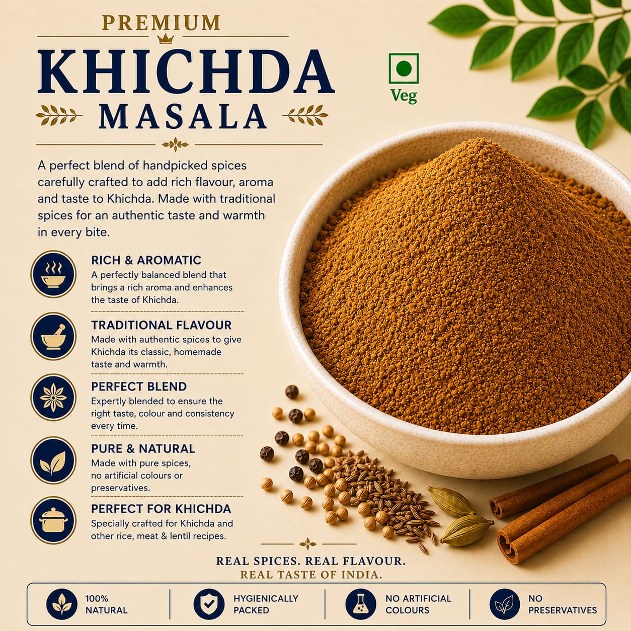 Naeem masala special khichda masala 100%pure and authentic.rich aroma and perfectly blend.