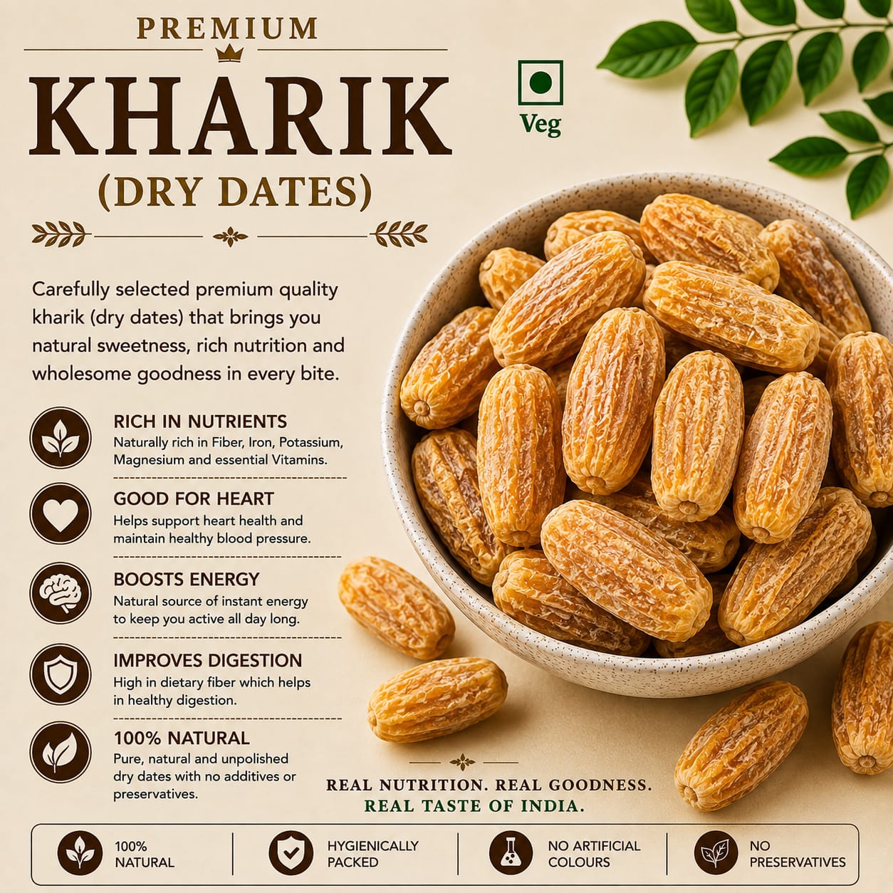 Naeem masalaa premium kharik (dry dates)100%pure and natural.