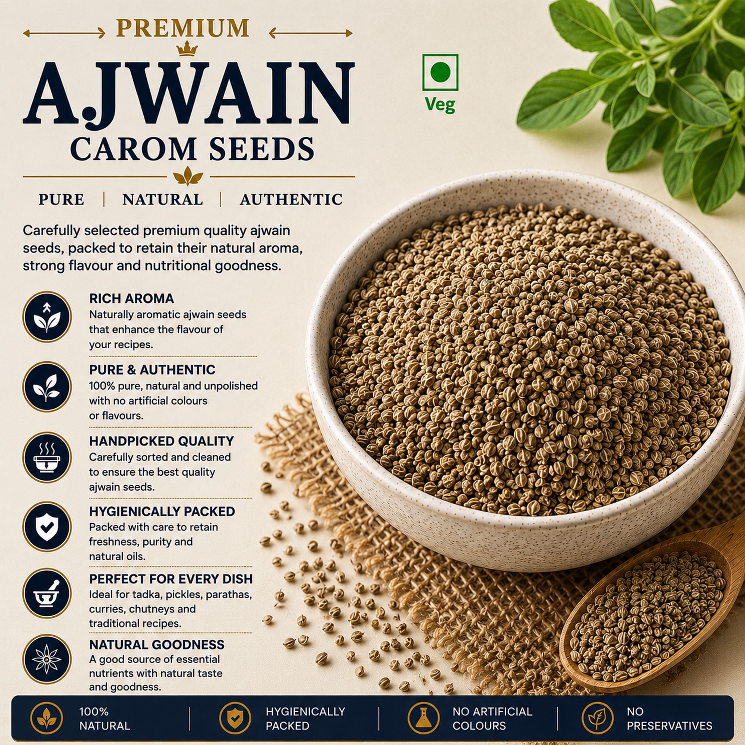 premium ajwain(carom seeds)100%pure and authentic