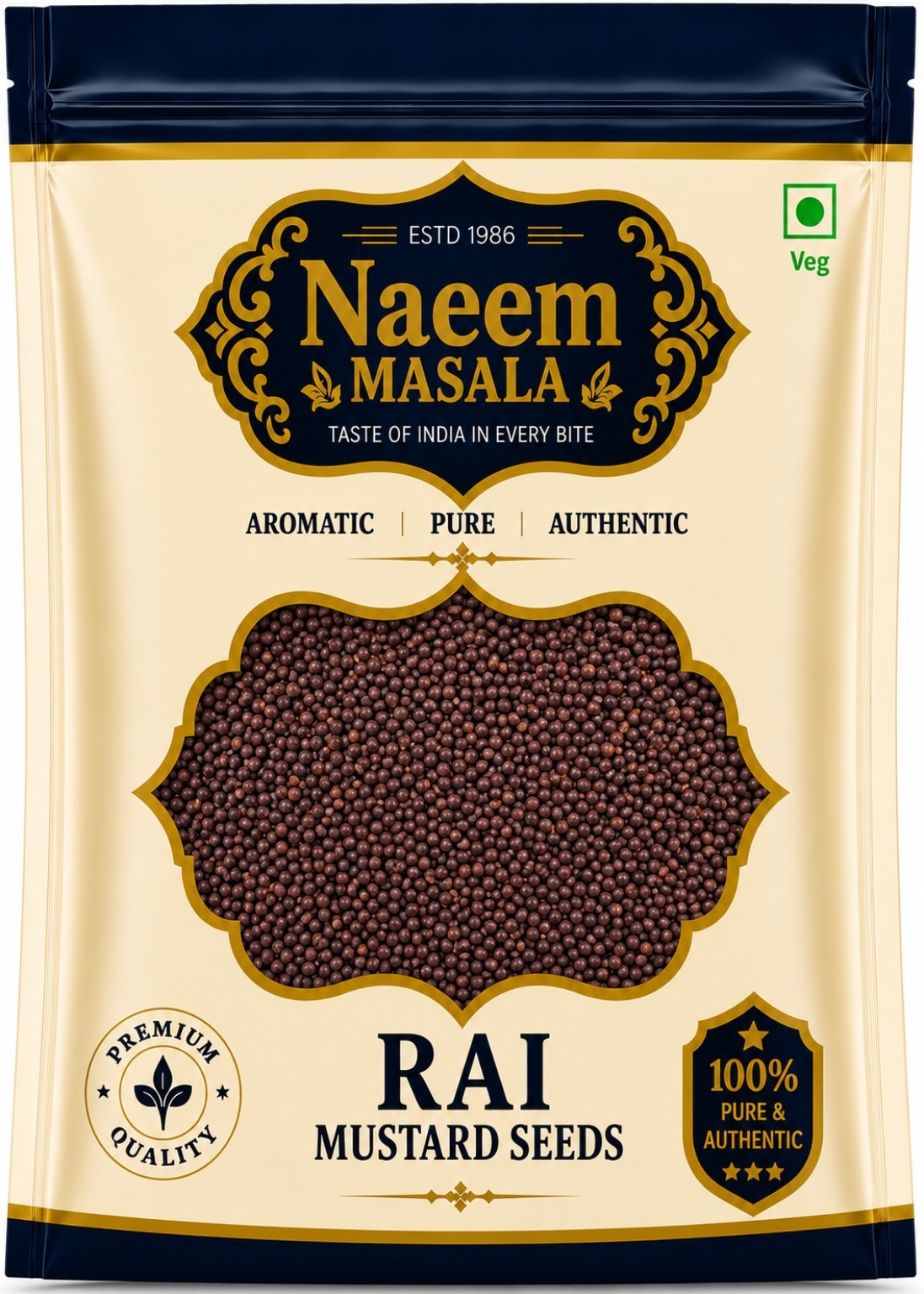 premium black mustard seeds(rai)100%pure and rich aroma handpicked for purity,packed for freshness