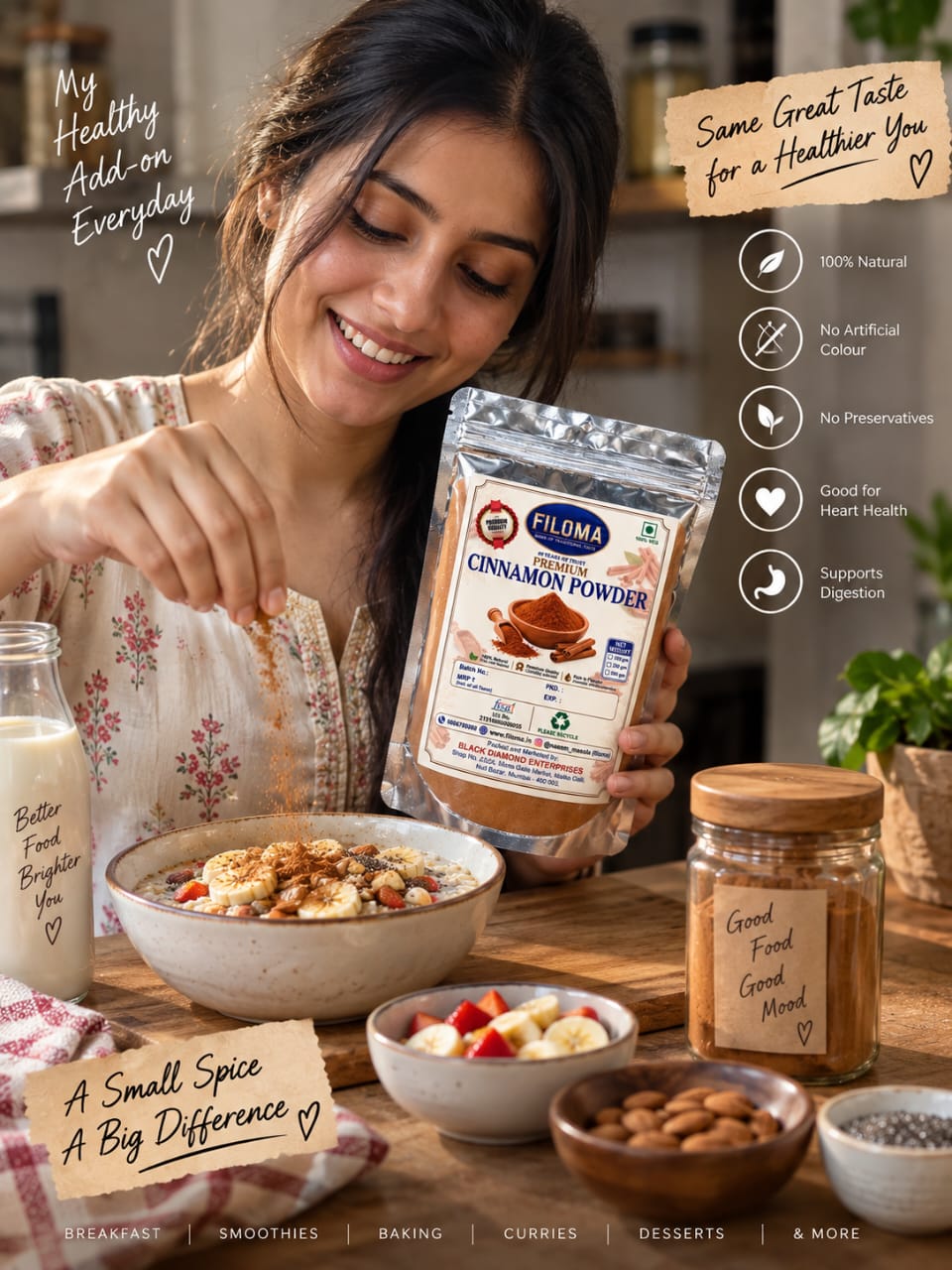 Premium Cinnamon Powder – Pure & Natural