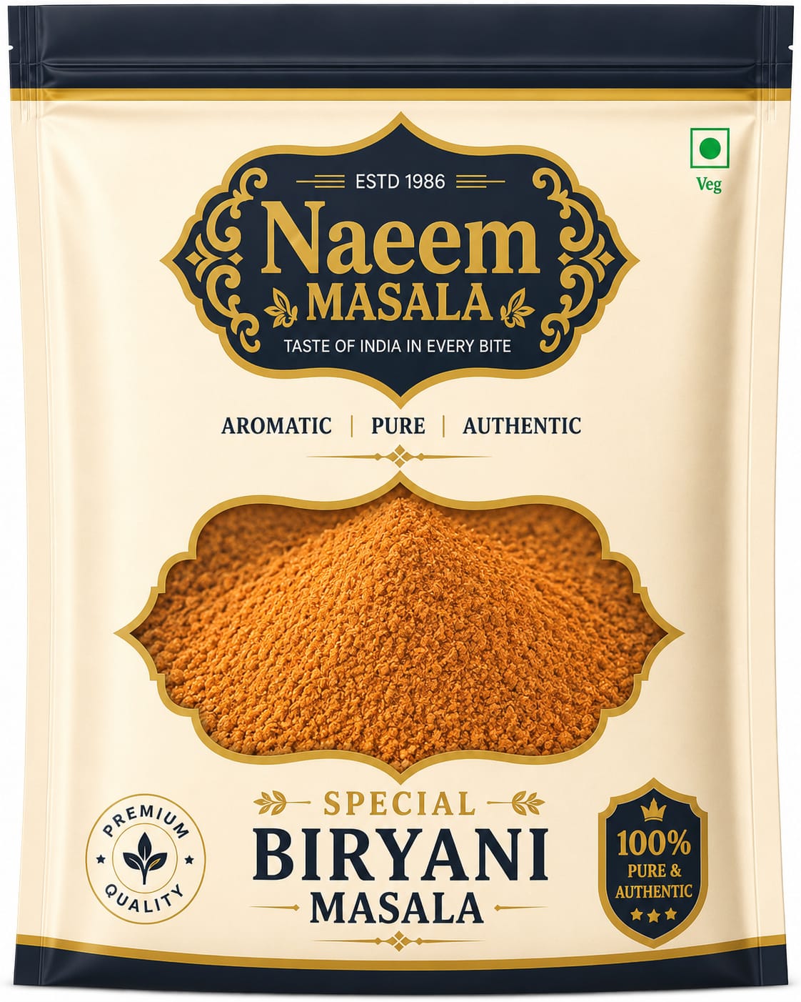 special biryani masala 100%rich aroma.authentic taste.premium quality spice blend no artificial colours no added presevatives
